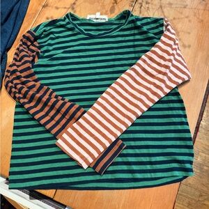 Striped Caron Callahan Long Sleeve Shirt